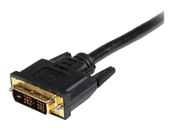 Startech 3m High Speed HDMI Cable to DVI Digital Video Monitor - Adapterkabel - HDMI hann til DVI-D hann - 3 m - svart