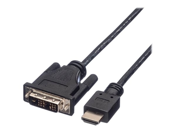 Roline - Adapterkabel - DVI-D til HDMI-kabel - 3 m Roline - Adapterkabel - DVI-D til HDMI-kabel - 3 m