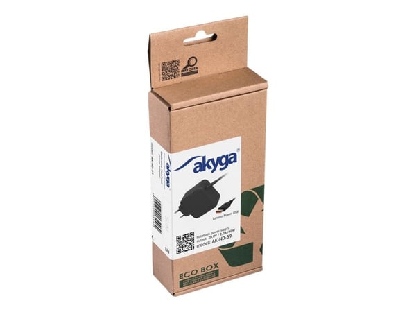 Akyga Dedicated Series AK-ND-59 - Strömadapter - AC 100-250 V - 40 Watt - svart