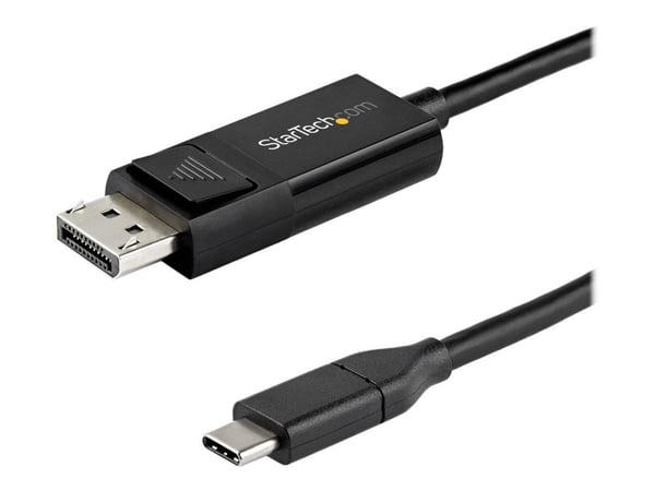 StarTech 3ft/1m USB C to DisplayPort 1.4 Cable 8K 60Hz/4K, Bidirectional DP to USB-C or USB-C to DP Reversible Video Adapter Cable, HBR3/HDR/DSC, U...