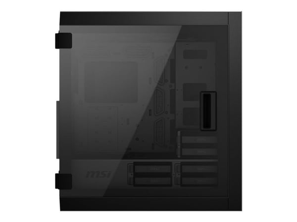 MSI MPG SEKIRA 500P, Midi Tower, PC, Musta, ATX, EATX, mikro ATX, Mini-ITX, Karkaistu lasi, Pelaaminen