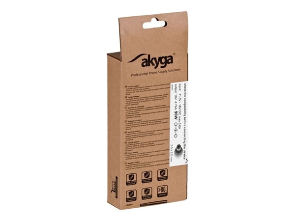 Akyga AK-ND-36, Kannettava tietokone, Auto, 12 V, 90 W, 19 V, 4,74 A