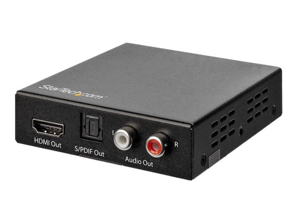 StarTech.com HDMI Audio Extractor - 4K 60Hz - HDMI Audio De-embedder - HDR - Toslink Optical Audio - Dual RCA Audio - HDMI Audio (HD202A) - HDMI au...