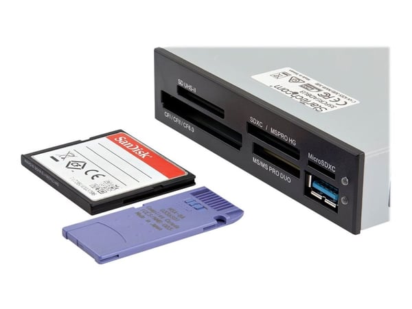 StarTech.com USB 3.0 Internal Multi-Card Reader with UHS-II Support - SecureDigital/Micro SD/Micro SD/Memory Stick/Compact Flash Memory -kortinluki...
