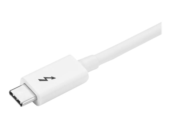 StarTech 3.3ft (1m) Thunderbolt 3 Cable, 20Gbps, 100W PD, 4K Video, Thunderbolt-Certified, Compatible w/ TB4/USB 3.2/DisplayPort - Thunderbolt-kabe...