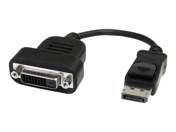 StarTech DisplayPort to DVI Adapter - Active Conversion - 1920x1200 - DP to DVI Single Link Converter for DVI-D Display (DP2DVIS) - DisplayPort-ada...
