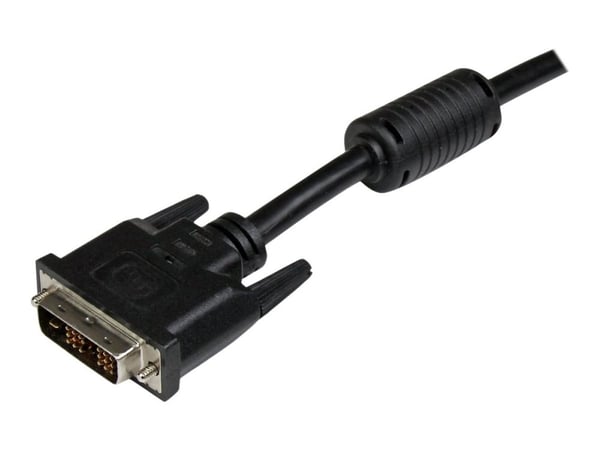 StarTech.com 3m DVID Single Link Cable M/M - DVI-kaapeli - enkeltlink - DVI-D (han) til DVI-D (han) - 3 m - formet, tommelskruer - sort