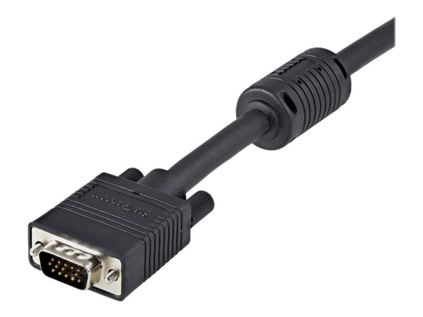 StarTech 15m Coax High Resolution Monitor VGA Cable HD15 M/M - VGA-kabel - HD-15 (VGA) (hann) til HD-15 (VGA) (hann) - 15 m - formstøpt - svart