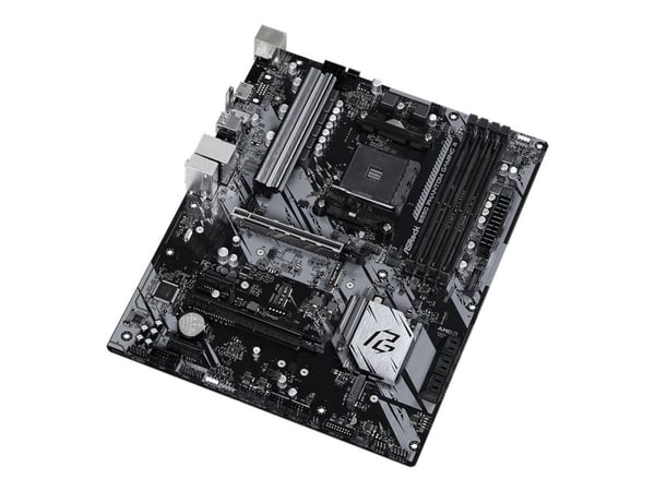 ASRock B550 Phantom Gaming 4 - Moderkort - ATX - Socket AM4 - AMD B550 Chipuppsättning - USB 3.2 Gen 1 - Gigabit LAN - inbyggda grafiken (CPU krävs...