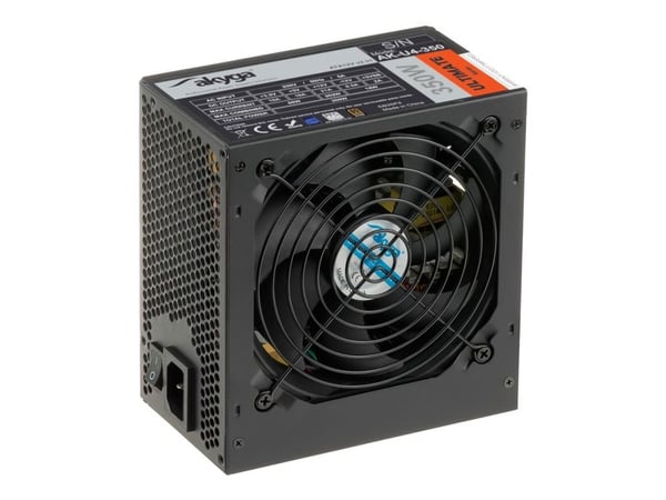 Akyga Ultimate Series AK-U4-350 - Strømforsyning (intern) - ATX12V 2.31 - 80 PLUS Bronze - AC 230 V - 350 Watt - aktiv PFC - sort
