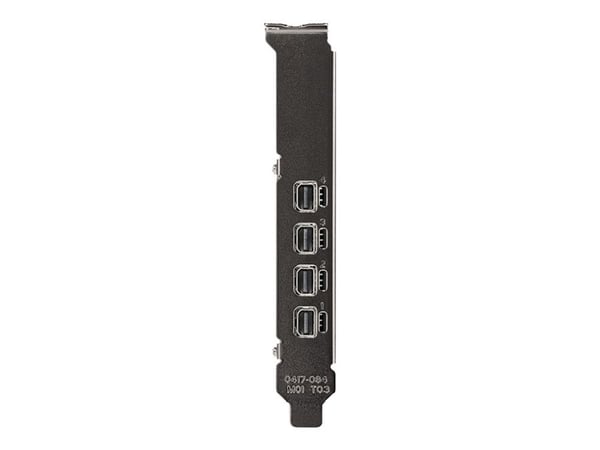 NVIDIA T1000 - Grafikkort - T1000 - 4 GB GDDR6 - PCIe 3.0 x16 lavprofil - 4 x Mini DisplayPort