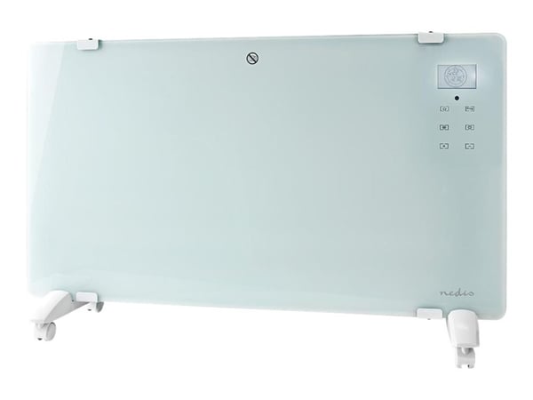 Nedis - Varmer - veggmontert, frittstående - 2 kW - hvit
