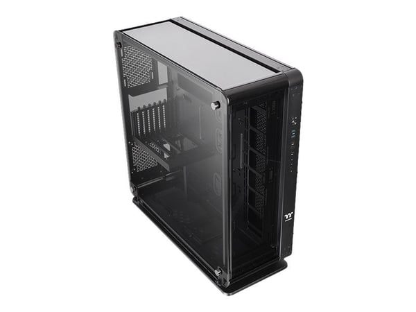 Thermaltake Core P8 Tempered Glass - Tower - ATX - sidepanel med vindu (herdet glass) - ingen strømforsyning (PS/2) - svart - USB/lyd