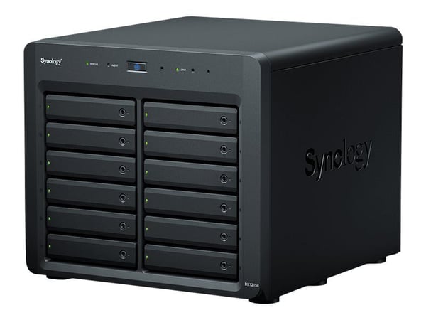 Synology DX1215II - Hårddiskarray - 12 fack (SATA-600) - InfiniBand (extern)