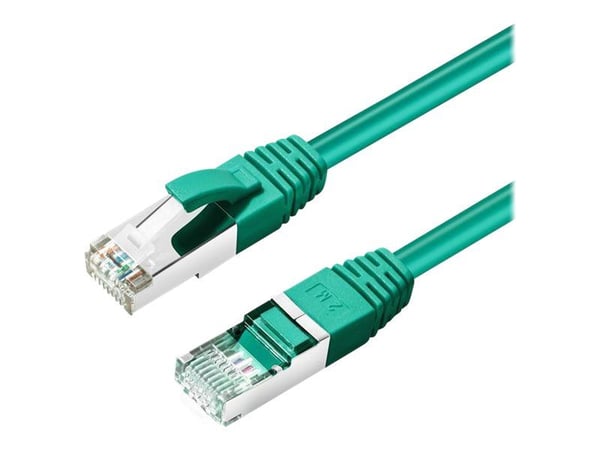 MicroConnect - Koblingskabel - RJ-45 (hann) til RJ-45 (hann) - 50 cm - 6 mm - S/FTP - CAT 6a - halogenfri, innendørs, formstøpt, rund, uten hindrin...