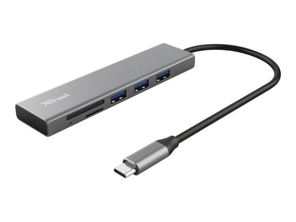 Trust Halyx - Hub - 3 x USB 3.2 Gen 1 - stasjonær