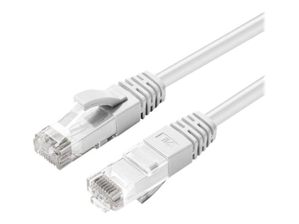 MicroConnect - Koblingskabel - RJ-45 (hann) til RJ-45 (hann) - 20 m - 5 mm - UTP - CAT 6a - halogenfri, innendørs, formstøpt, rund, uten hindringer...