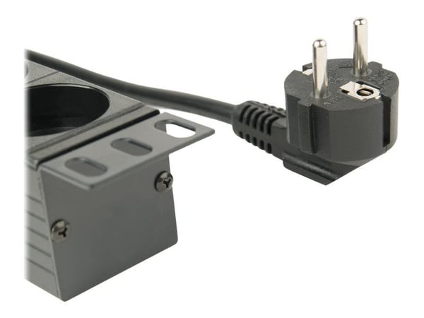 EnerGenie EG-PDU-014 - Strømfordelerenhet (kan monteres i rack) - AC 250 V - 3680 watt - utgangskontakter: 8 (8 x strøm) - 1U - 3 m kabel