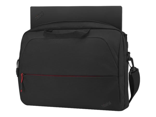 Lenovo ThinkPad Essential Topload (Eco) - Notebookbæreveske - 16" - svart med røde aksenter