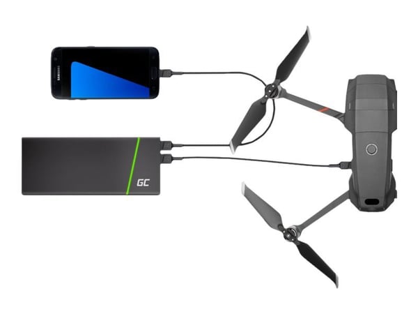 Green Cell GC PowerStream - USB-kaapeli - USB (han) til Micro-USB Type B (han) - 1,2 m - lajittelu