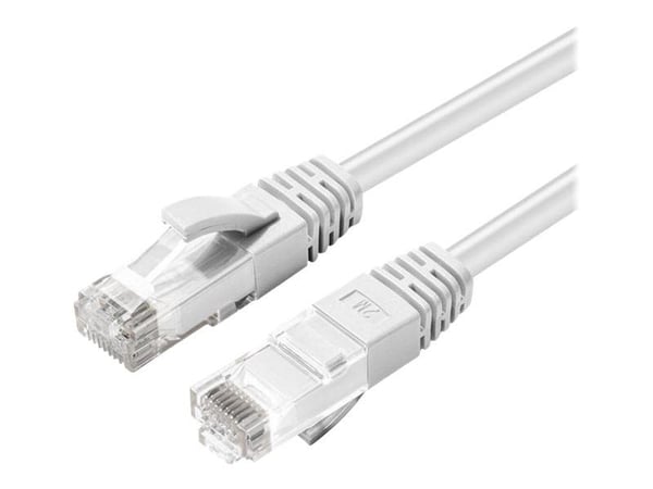 MicroConnect - Koblingskabel - RJ-45 (hann) til RJ-45 (hann) - 25 cm - 5 mm - UTP - CAT 6a - halogenfri, innendørs, formstøpt, rund, uten hindringe...