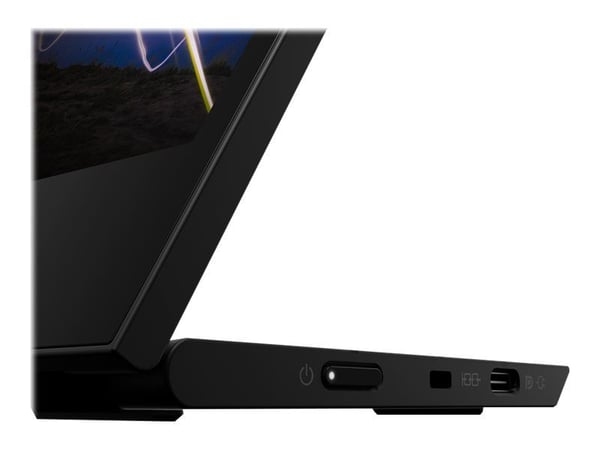 Lenovo ThinkVision M15 - LED-skjerm - 15.6" - portabel - 1920 x 1080 Full HD (1080p) @ 60 Hz - IPS - 250 cd/m² - 1000:1 - 6 ms - 2xUSB-C - ravnsort