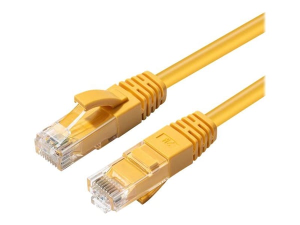 MicroConnect - Koblingskabel - RJ-45 (hann) til RJ-45 (hann) - 3 m - 5 mm - UTP - CAT 6a - med støvel, halogenfri, innendørs, formstøpt, rund, uten...