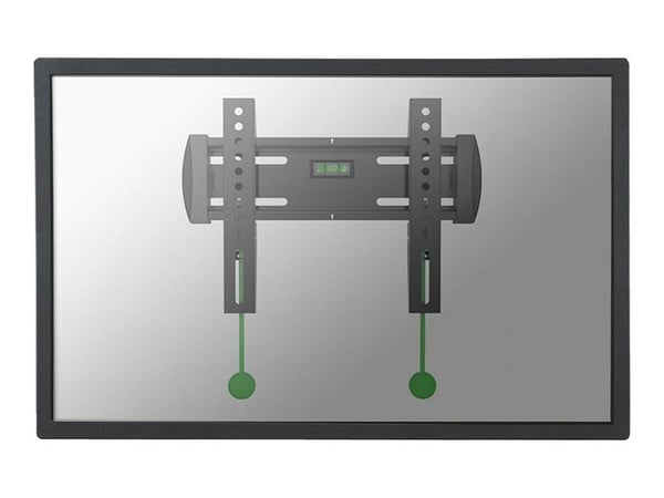 Neomounts NM-W120 - Brakett - fast - for LCD-skjerm - svart - skjermstørrelse: 10"-40" - veggmonterbar
