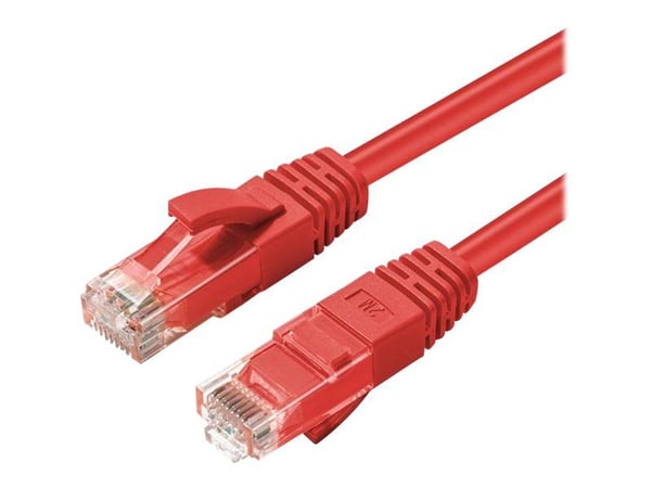 MicroConnect - Koblingskabel - RJ-45 (hann) til RJ-45 (hann) - 1.5 m - 5 mm - UTP - CAT 6a - halogenfri, innendørs, formstøpt, rund, uten hindringe...
