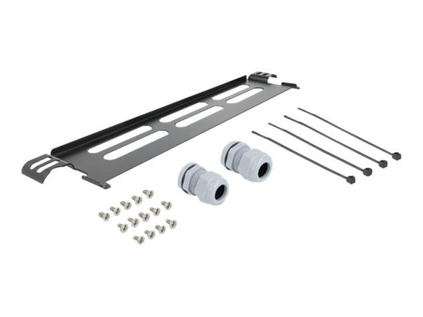 Delock - Spleiseboks for fiberoptikk - svart - 1U - 19"