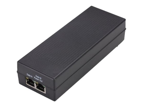 MicroConnect - Strömtillförsel - AC 100-240 V - 15.4 Watt - utgångskontakter: 1 - Storbritannien - svart