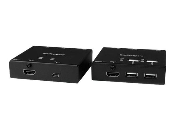 StarTech.com ST121USBHD, AV-lähetin ja -vastaanotin, 50 m, Langallinen, Musta