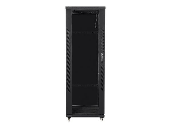 Lanberg - Rack skap - står på gulv - svart, RAL 9004 - 37U - 19"