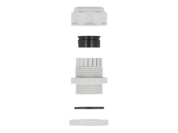 DeLOCK 60372, Harmaa, Muovi, 2 kpl, PG21, 8 mm, IP68