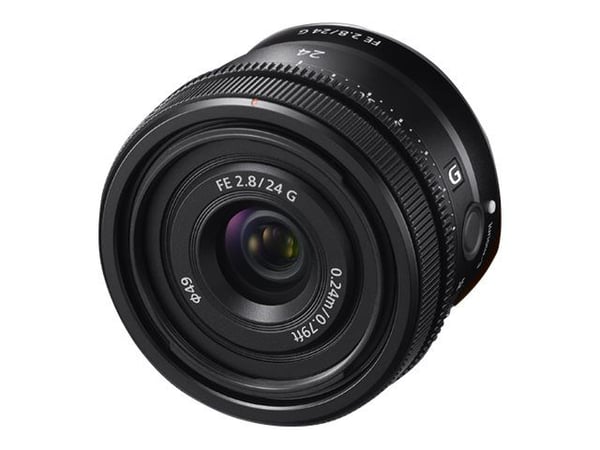 Sony SEL24F28G - Vidvinkelobjektiv - 24 mm - f/2.8 G - Sony E-mount - för Cinema Line; a VLOGCAM; a1; a1 II; a6700; a7 IV; a7 V; a7C; a7C II; a7CR;...