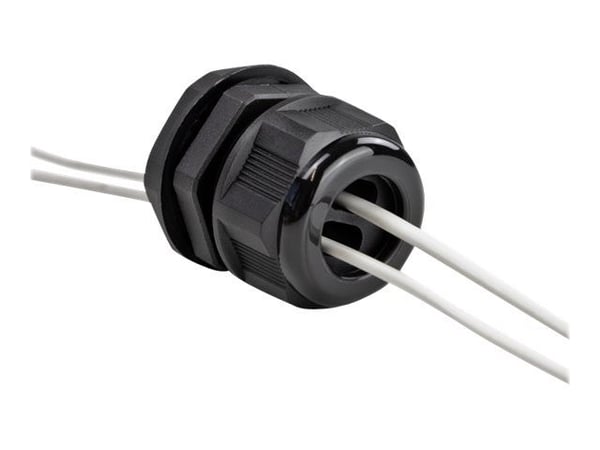 DeLOCK 60393, Musta, Muovi, 2 kpl, 1,15 cm, IP68, -40 - 100 °C