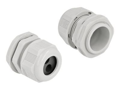 DeLOCK 60372, Harmaa, Muovi, 2 kpl, PG21, 8 mm, IP68