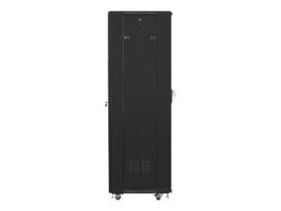 Lanberg - Rack skap - står på gulv - svart, RAL 9004 - 37U - 19"