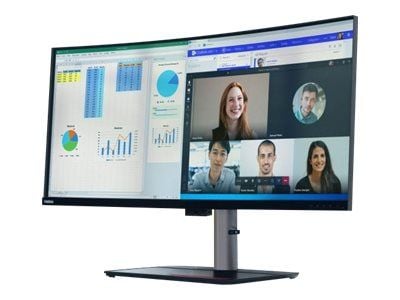 Lenovo ThinkVision P40w-20 - LED-skjerm - kurvet - 40" (39.7" synlig) - 5120 x 2160 WUHD @ 75 Hz - IPS - 300 cd/m² - 1000:1 - 4 ms - 2xThunderbolt ...