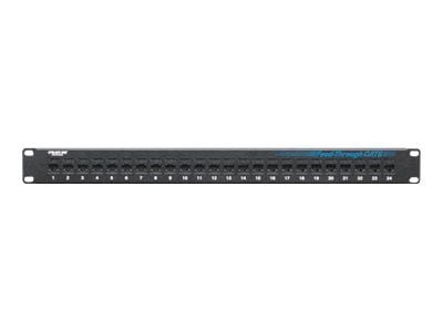 Black Box Feed-Through - Koblingspanel - CAT 6 - UTP - 1U - 19" - 24 porter
