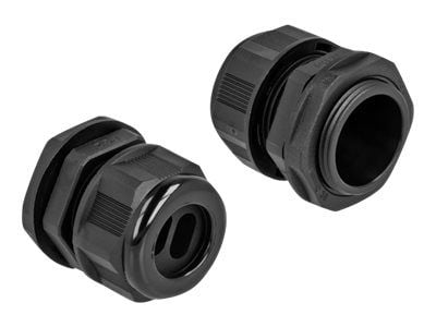 DeLOCK 60393, Musta, Muovi, 2 kpl, 1,15 cm, IP68, -40 - 100 °C