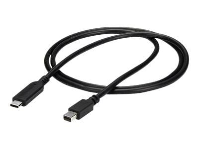 StarTech.com 1m / 3.3ft USB-C - Mini DisplayPort kaapeli - 4K 60Hz - Musta - USB 3.1 Type C - mDP adapteri (CDP2MDPMM1MB) - DisplayPort kabel - 24 ...