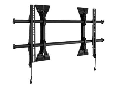 Chief Fusion Large Adjustable Fixed Display Wall Mount - For Displays 42-86" - Black - Monteringssett (veggmontering) - for flatpanel - svart - skj...