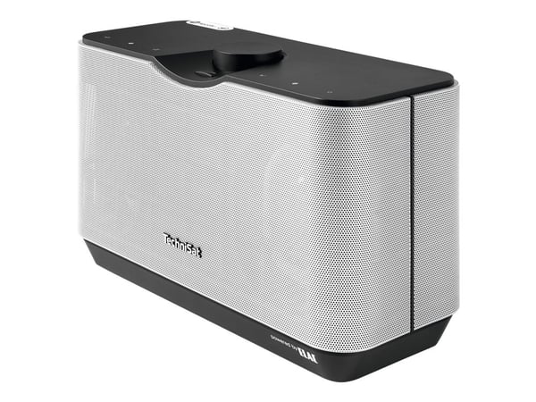 TechniSat AudioMaster MR2 - Högtalare - trådlös - Bluetooth, Wi-Fi - 60 Watt - svart, silver