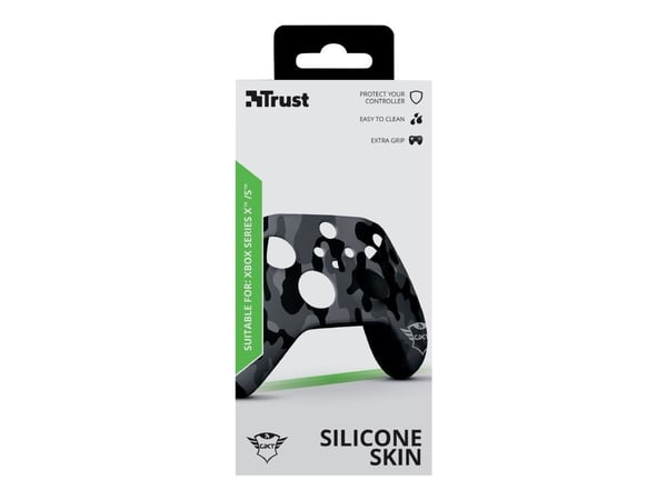 Trust Gaming GXT 749K - Beskyttende ærme til game konsol kontrolenhed - silikon - sort camo - for Microsoft Xbox Series X, S