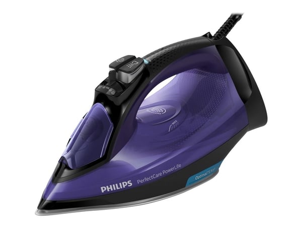 Philips PerfectCare 2500 W, 45 g/min, jatkuva höyryntuottokyky, höyrysilitysrauta, Höyrysilitysrauta, SteamGlide Plus -pohjalevy, 180 g/min, Musta,...