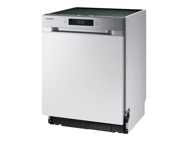 Samsung DW60M6050SS - Oppvaskmaskin - innebygd - Nisje - bredde: 60 cm - dybde: 58 cm - høyde: 82 cm - sølv