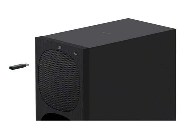 Sony HT-S40R - Lydplankesystem - for hjemmeteater - 5,1 kanaler - trådløs - Bluetooth - 600 watt (Total)