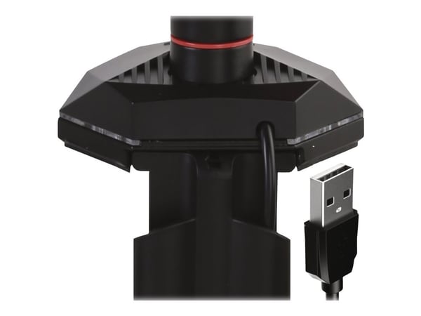 Iiyama DSG3001C-R1 - Monteringssett - justerbar arm - for LCD-skjerm - svart, dynamisk rød - skjermstørrelse: 17"-30" - skrivebordsmonterbar