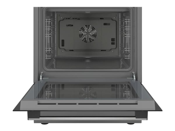 Bosch Serie | 4 HKR39A250U - Komfyr - frittstående - bredde: 60 cm - dybde: 60 cm - høyde: 90 cm - med selvrens - rustfritt stål